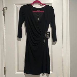 BRAND NEW express black long sleeve dress